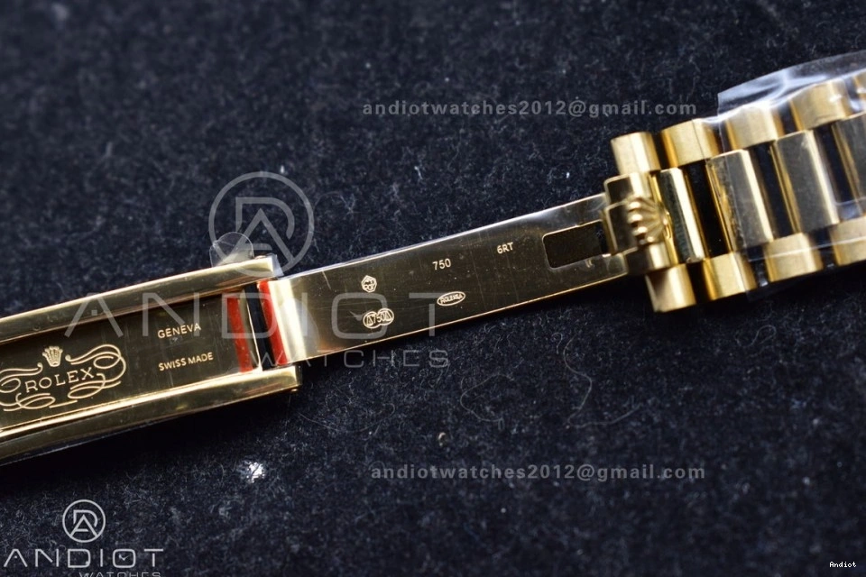 QF V5 Edition Bracelet Dial 36 President Best Weight) Steel on Gold vr3255 YG DayDate 904L (Gain 1115